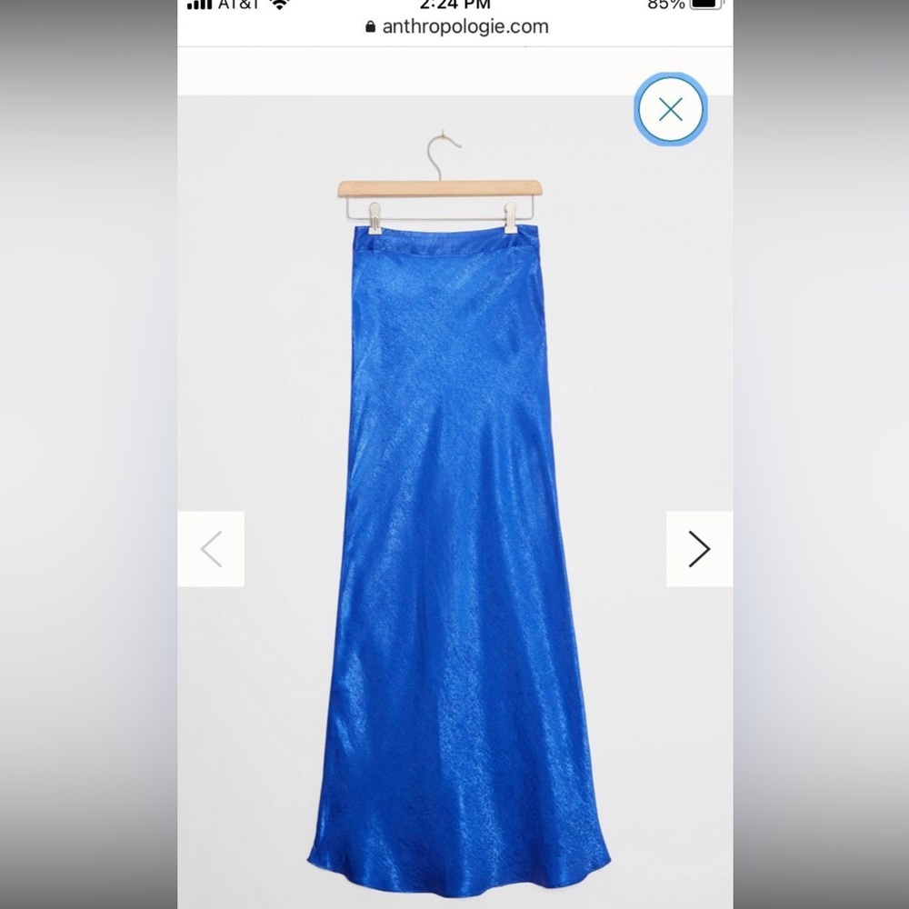 Isla Satin Maxi Skirt